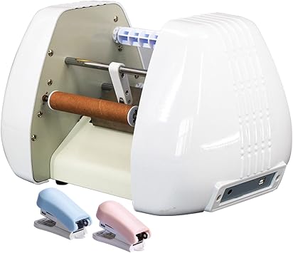 Satin Ribbon Printer, Hot Foil Stamping Printing Machine For Wrapping, Maximum Paper Feed Width 150mm, Digital Ribbon Printer for Commercial with 2 Stapler and 2 Boxes Of Staples