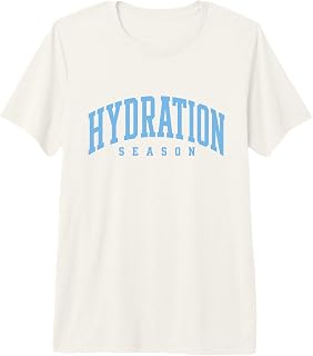Hydration Season Aesthetic Wellness Water Intake Premium Tri-Blend T-Shirt