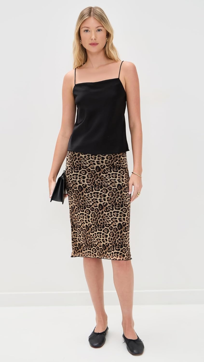 alice + olivia Women's Harmon Drapey Slip Tank - Image 3