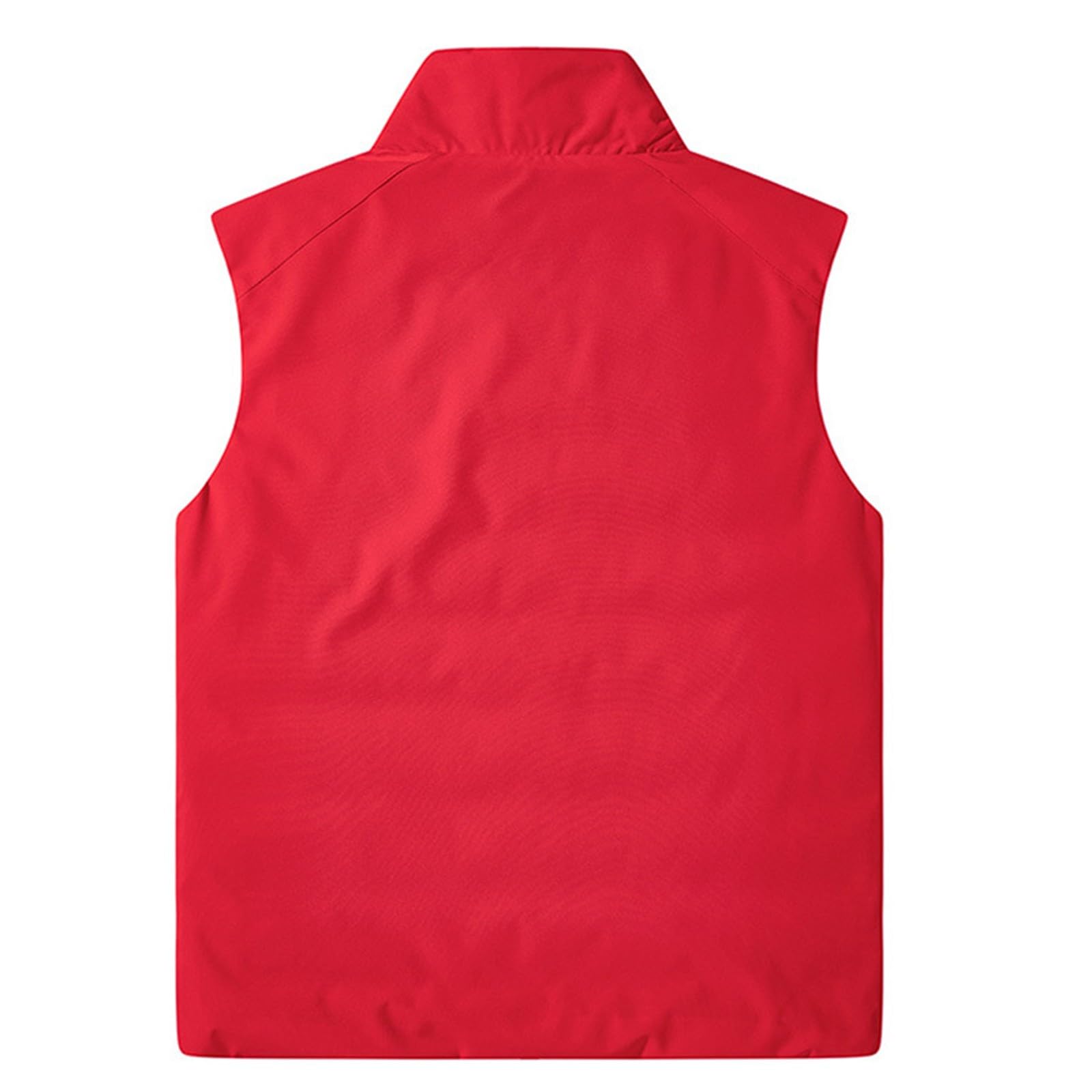 Genérico Chaleco Plumas Ligero Hombre Chalequillo Caballero Plumon Guateado chaqueta ligera sin mangas acolchado con bolsillos ajuste regular Gilet Para Exteriores Talla Grande