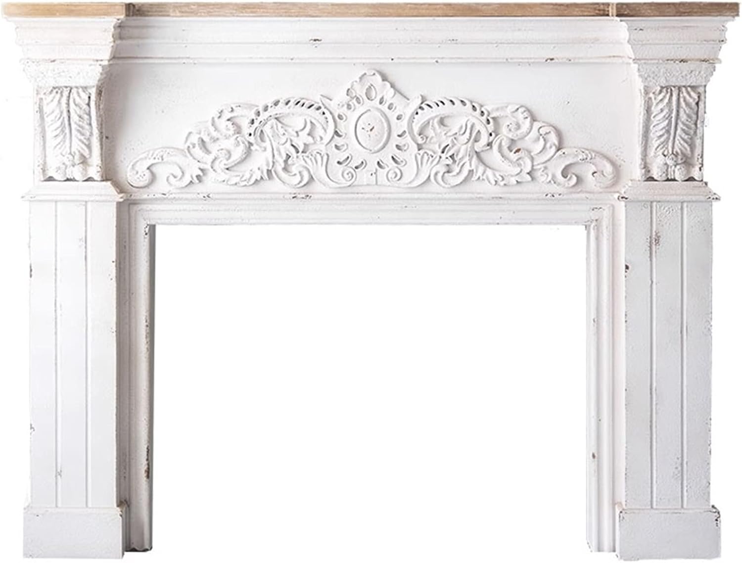 Electric Fireplace Stove Mantel American Style Electric Fireplace Stove Mantel Trim Surround Fireplace Shelf Entryway Cabinet Living Room Solid Wood Vintage Fireplace Mantel Decorative Cabinet Firepla