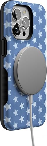 Vista 753 de Casely iPhone 13 Pro Case Compatible with MagSafe Blue Marble Case