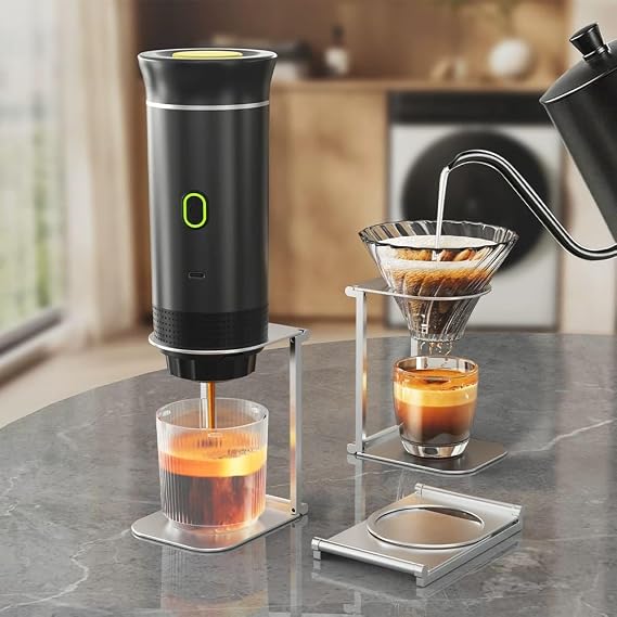 Universal Coffee Dripper Stand, Portable Aluminum Alloy Drip Holder | Espresso Machine Stand for Pour Over Coffee and Espresso Maker