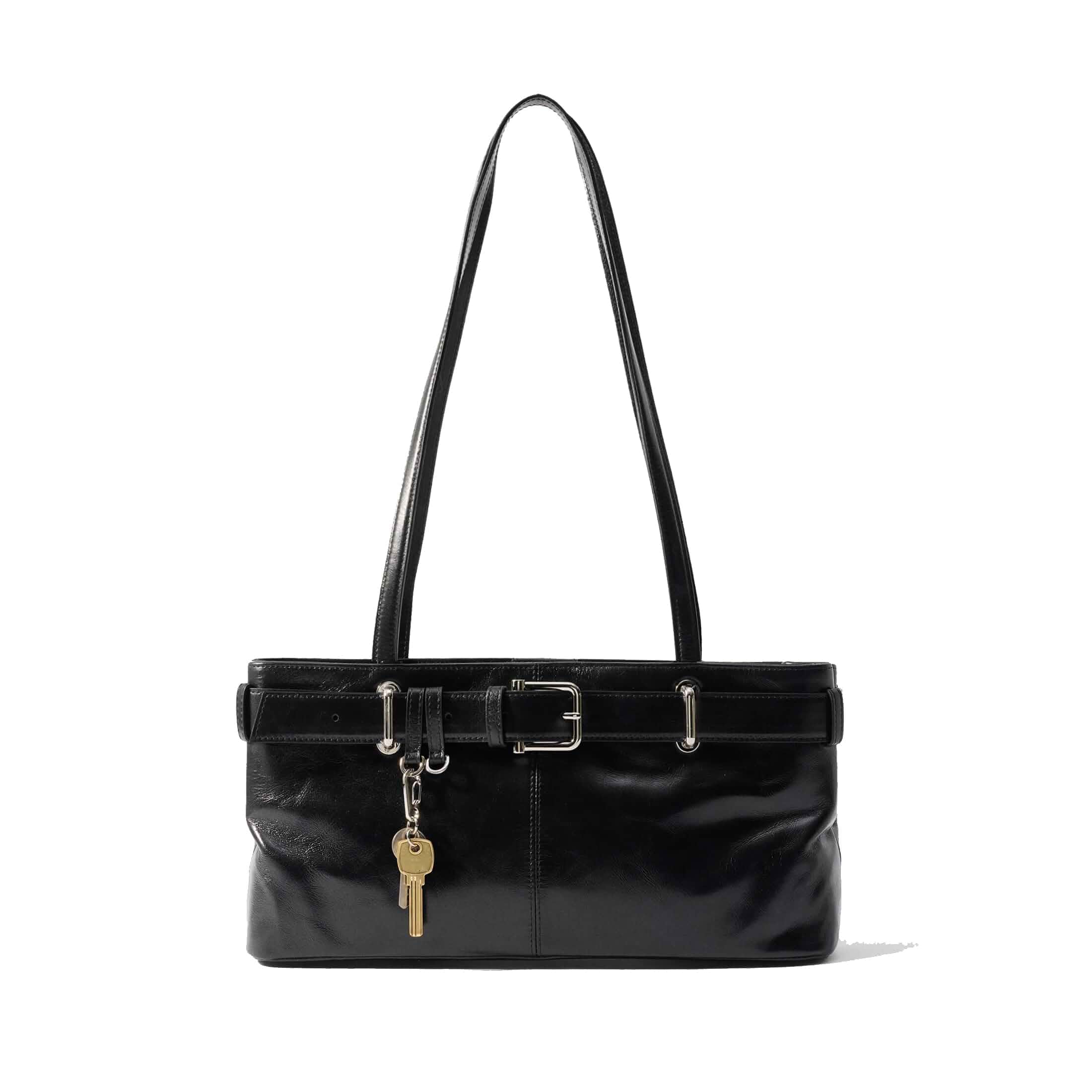 Stylily Vintage Shoulder Bag for Women Y2K Baguette Bag | Belt Buckle Underarm Purse Small Satchel Tote Handbag