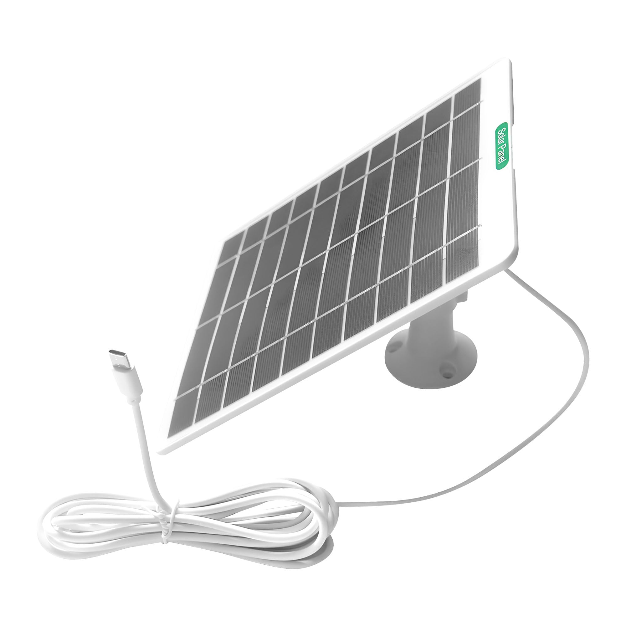 Msioytog White Permanent Waterproof Photovoltaic Control Panel 5W 5V Strong Immune For Consistent More Accessible Any Condition Environmental Solar