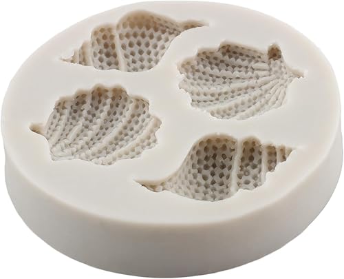 Miniatura 4 de Molde de silicona para fondant de caballito de mar de concha de coral para decoración de tartas, decoración de cupcakes, caramelo y chocolate,