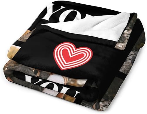 Miniatura 5 de Regalos para parejas, manta de fotos personalizada para novia, novio, marido, esposa, mantas personalizadas con imágenes para Navidad, aniversario,