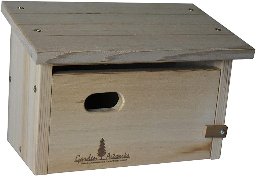 Swallow Nest Box with Special Entrance Deters House Sparrows