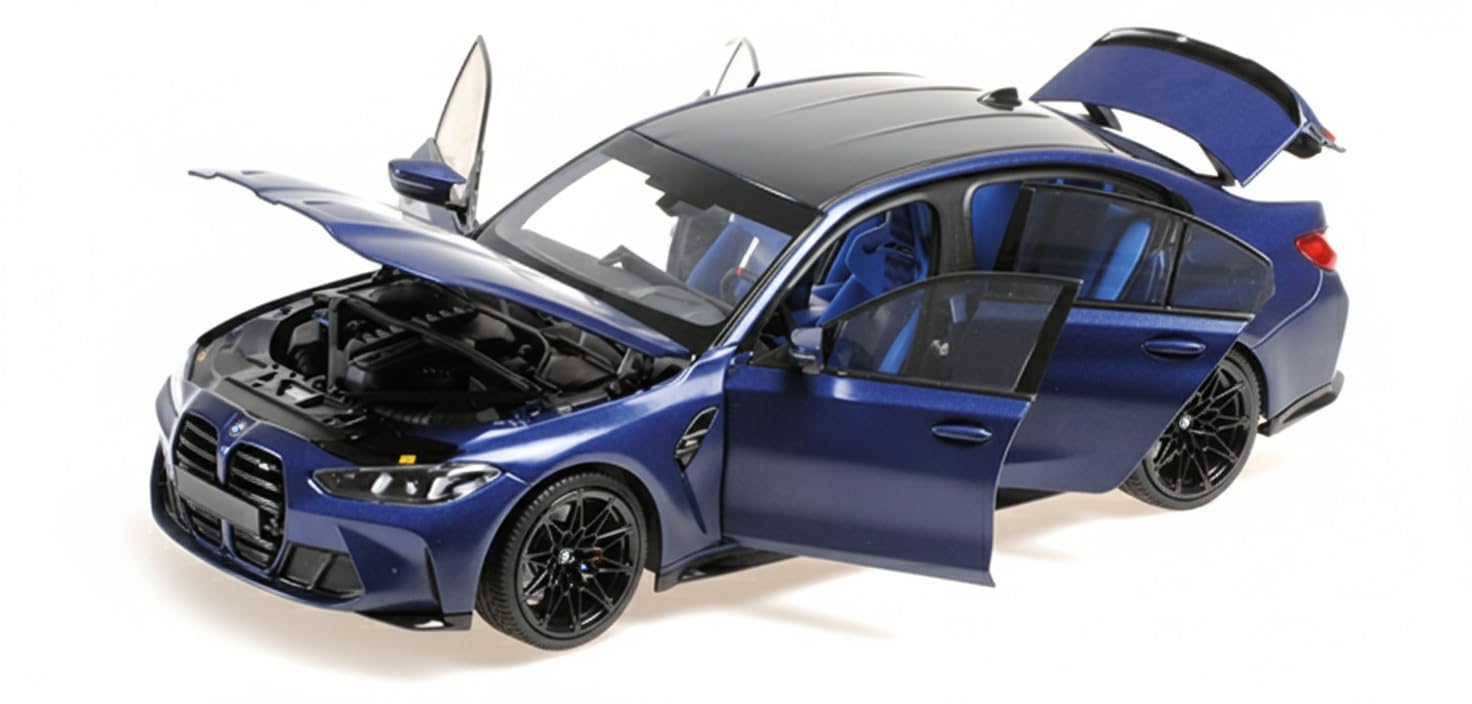 Minichamps 110020220 - M3 Matt Blue Metallic 2024 - maßstab 1/18 - Modellauto