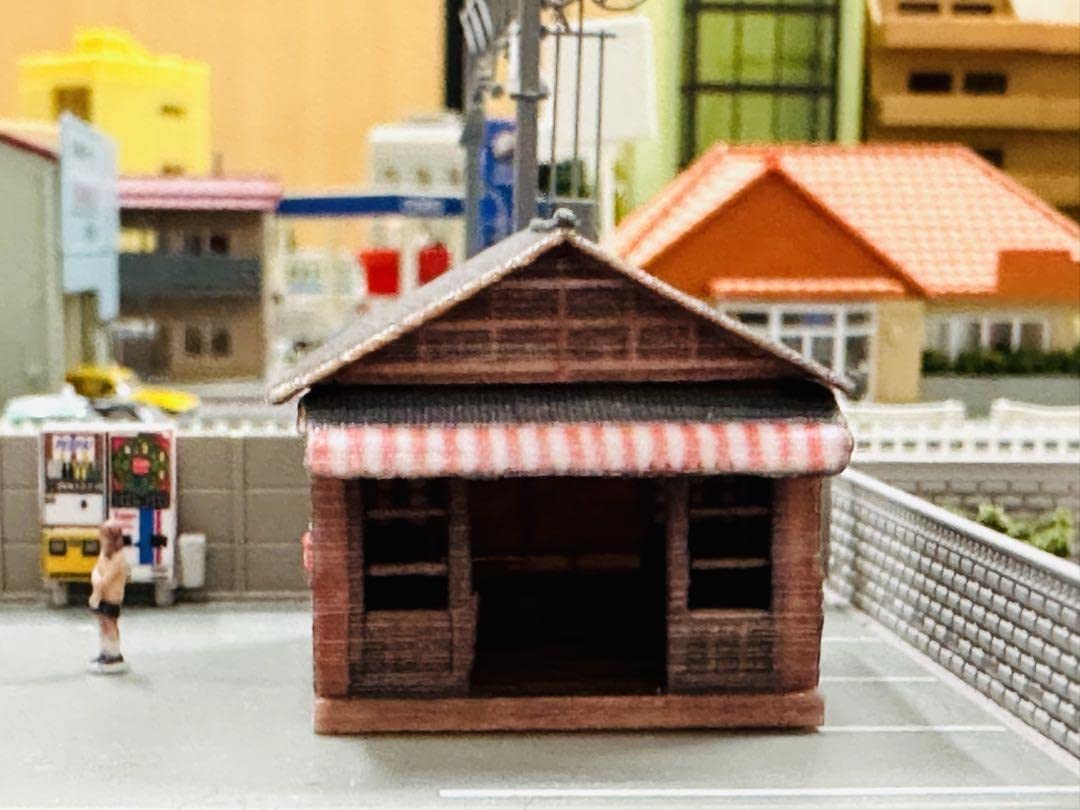 Amazon.co.jp: Nゲージ☆ジオコレに☆鉄道模型☆駄菓子屋☆レイアウト 