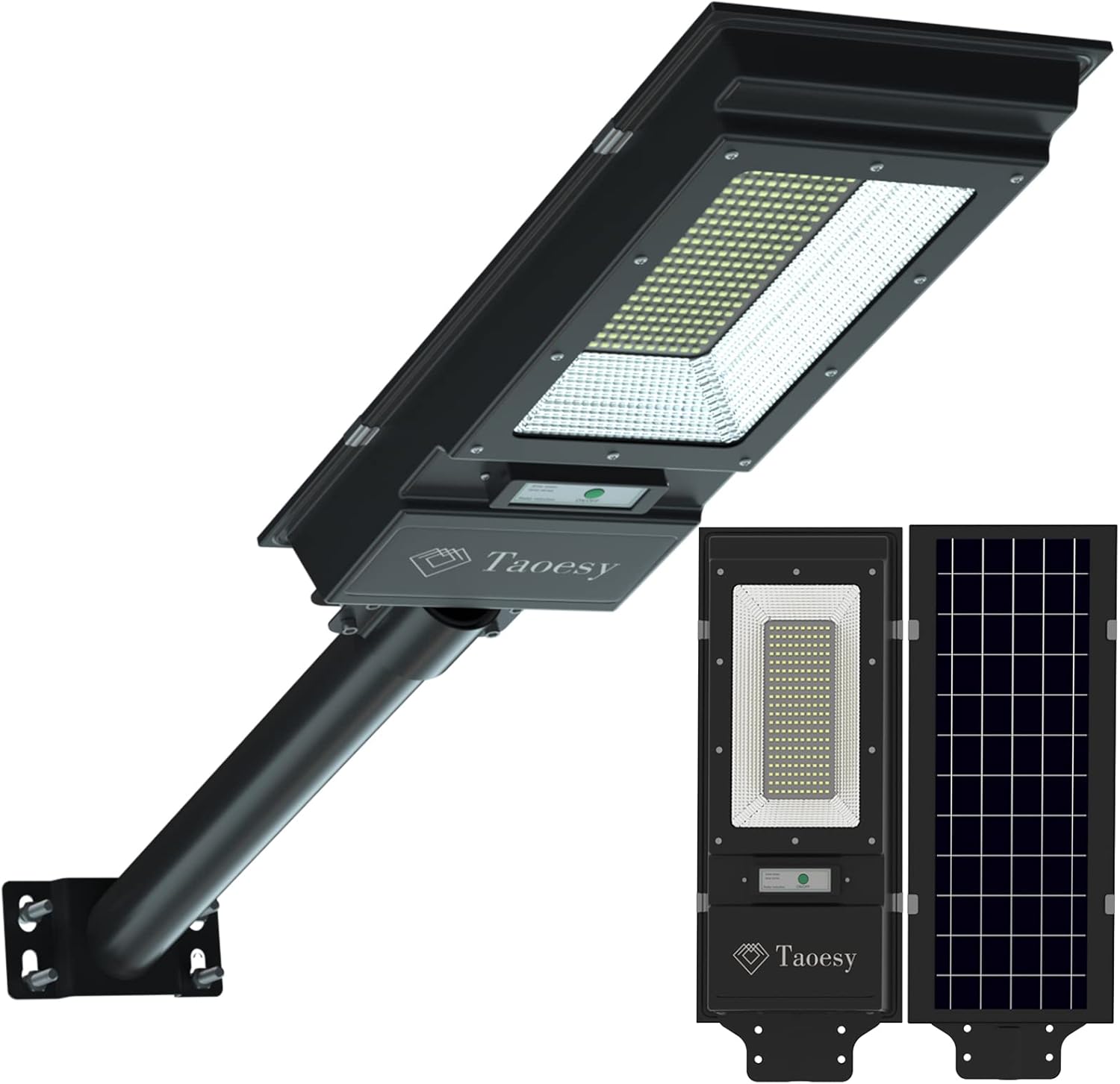 Exсluѕіvе Dіѕсоunt 🔥 Taoesy 100W Solar Street Light Outdoor,200 LEDs Solar Powered Commercial Lights Dusk to Dawn with Motion Sensor IP65 Waterproof for Garden,Pathway Solar Outdoor Light