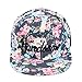 ZLYC Women Fashion Flower Print Baseball Cap Adjustable Snapback Dad Hat