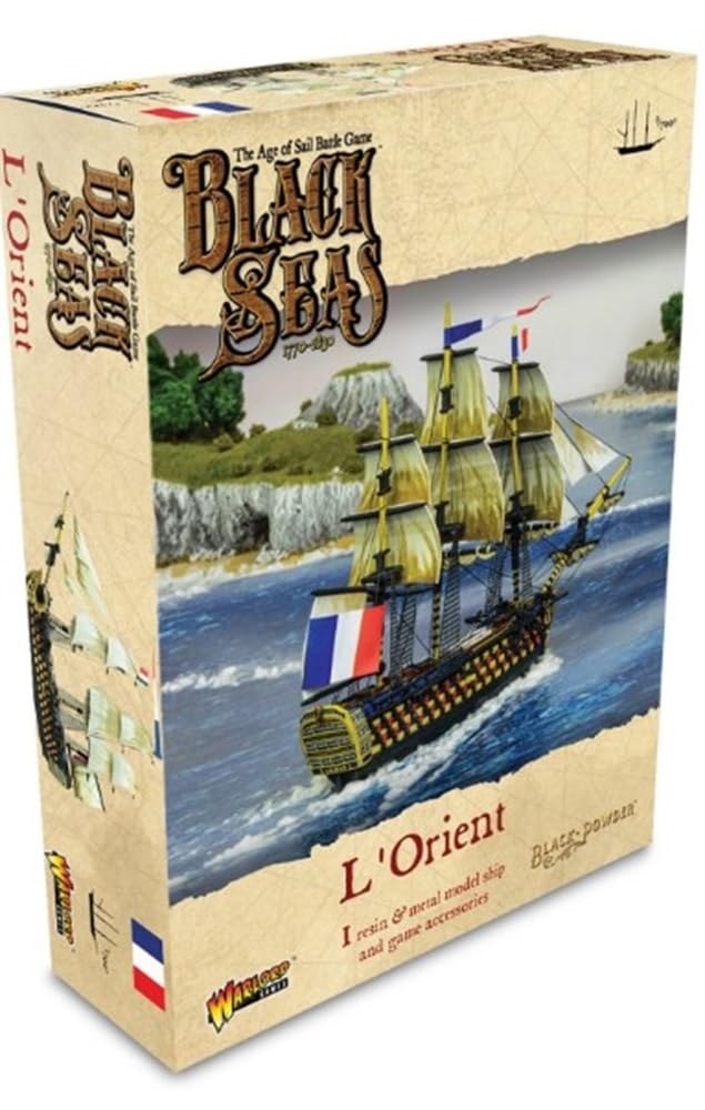 L'Orient 1/700 Scale Miniature for Black Seas Highly Detailed Age of Sail Era Miniatures for Table-top Wargaming