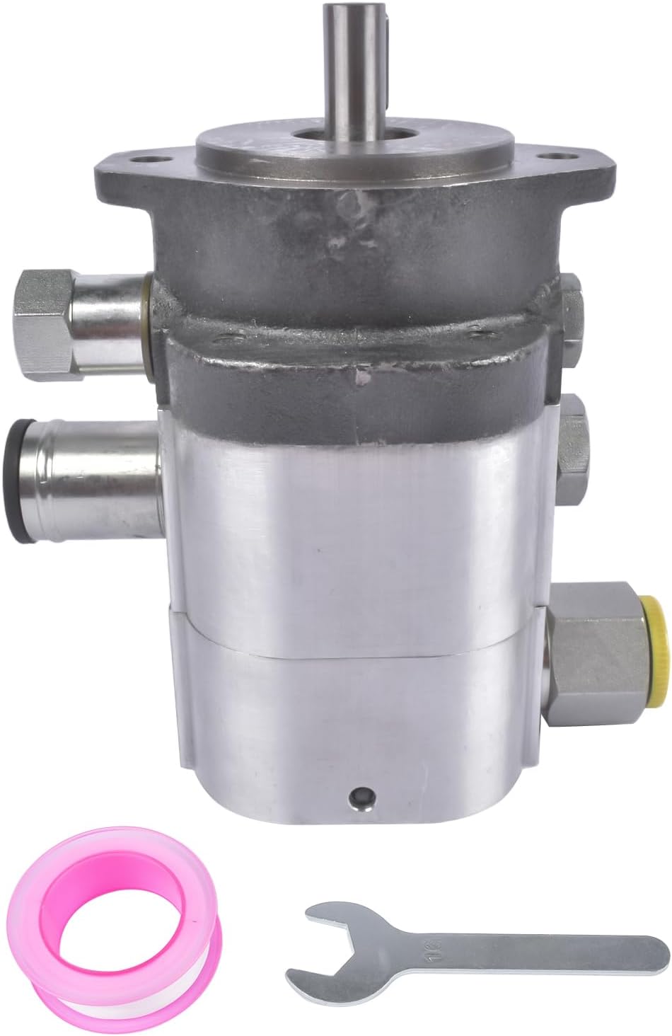 Aluminum Hydraulic Log Splitter Pump 22GPM 2-Stage Gear Pump, 3000 PSI 3600RPM Mixizap