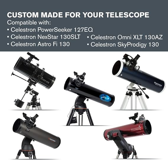 Celestron EclipSmart Telescope Solar Filter for 127mm & 130mm Reflectors