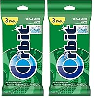 Vista 11 de ORBIT Goma de mascar sin azúcar de menta verde, 3 paquetes de 14 piezas (42 piezas en total)