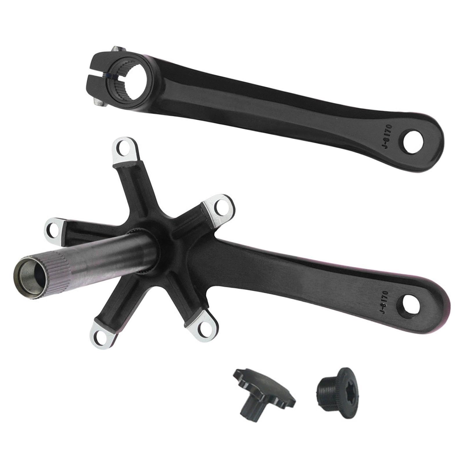 Set di pedivelle per mountain bike cave ad resistenza in lega di alluminio leggera per biciclette, set di pedivelle per mountain bike in lega di, Manovella, 152 millimetri
