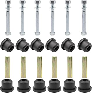 No. 1 accessories Front or Rear Leaf Spring& Front Upper A Arm Suspension for Club Car DS Golf Cart,Bushing and Sleeve & Screw Kit