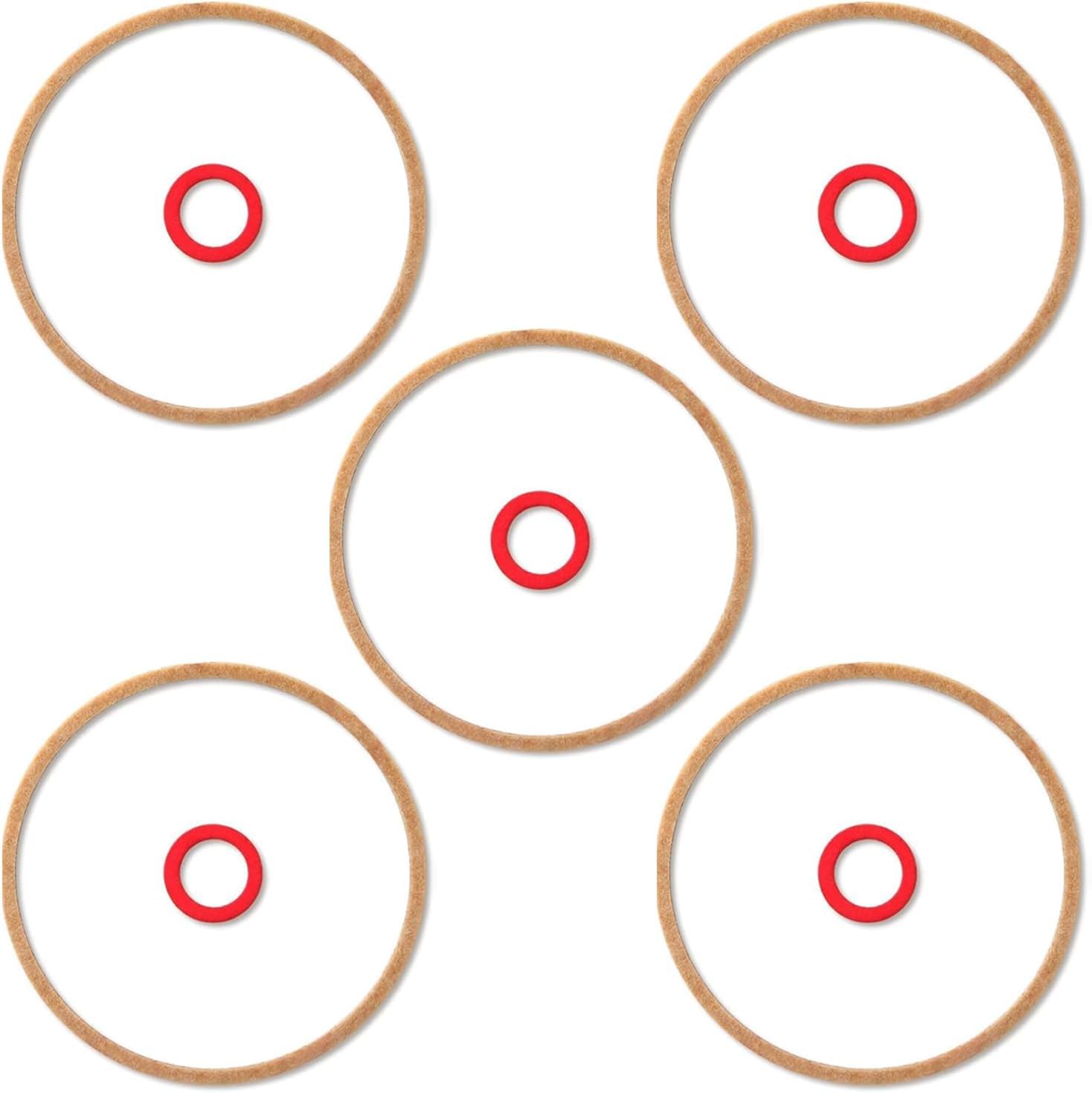 16010-883-015 Carburetor Bowl Gasket Kit, Compatible with Honda Gcv160 Gcv190 G150 G200 G300 G400 Gc135 Gc160 Gc190, Carburetor Gasket, Lawn Mower Parts Carburetor Parts, 5 Pcs