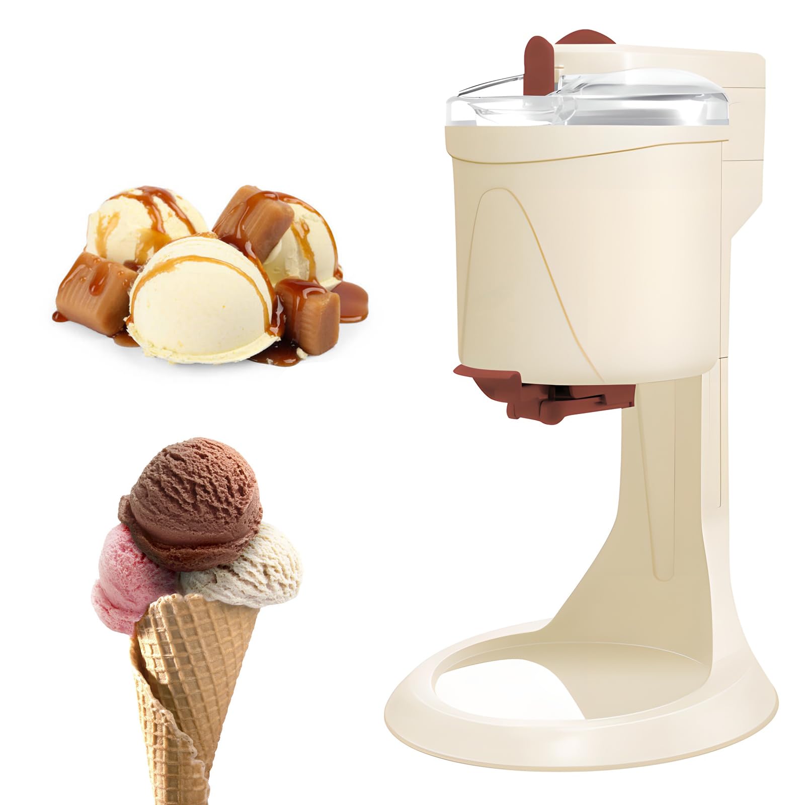 Frozen yogurt maker machine à crème glacée grande capacité 1000ml