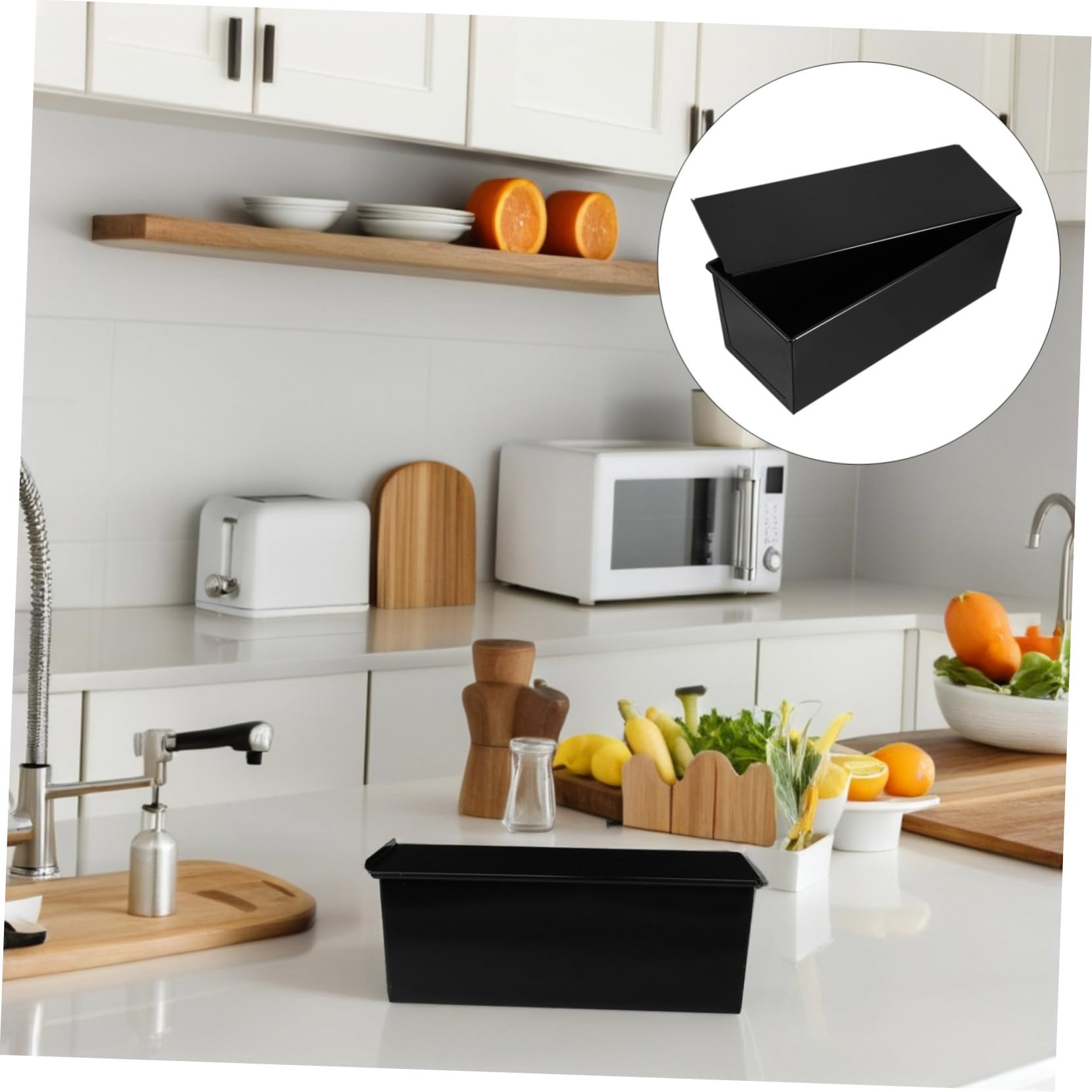 - Molde rectangular para pan (1000 g, antiadherente), color