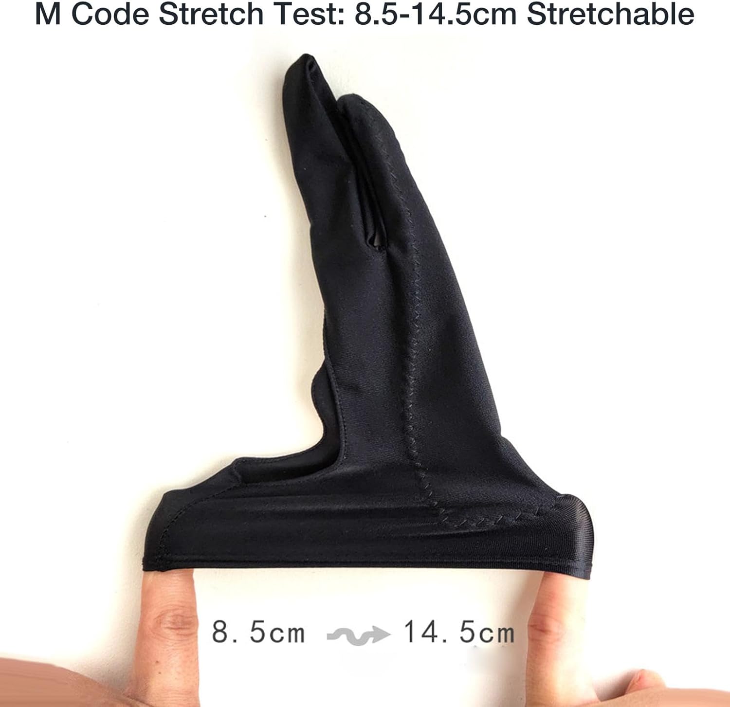 Anti-touch Glove - Two Finger Artist Glove Of Smooth Elasticity Breathable - Digital Art GraphicTablet Gloves Good For Right And Left Hand For Sketching Painting Drawing