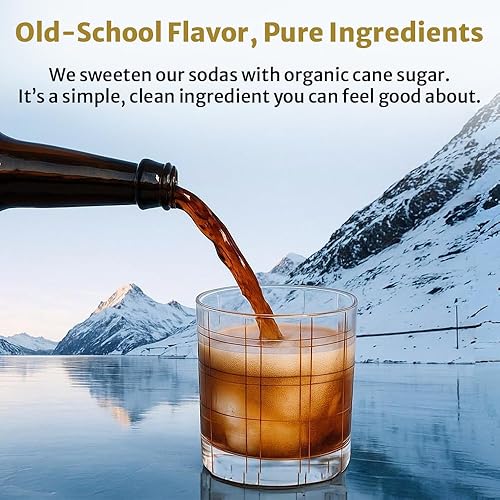 Miniatura 4 de Rocky Mountain Soda, paquete de 12 botellas de 12 onzas líquidas, refresco artesanal de lotes pequeños, sin gluten, vegano, azúcar de caña orgánica,