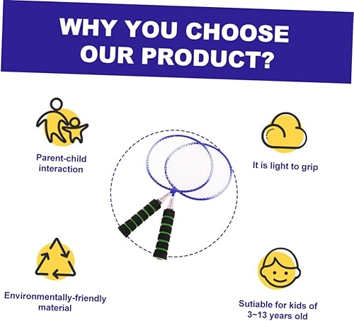 Miniatura 9 de BESPORTBLE 1 Set Supplies Badminton Racket