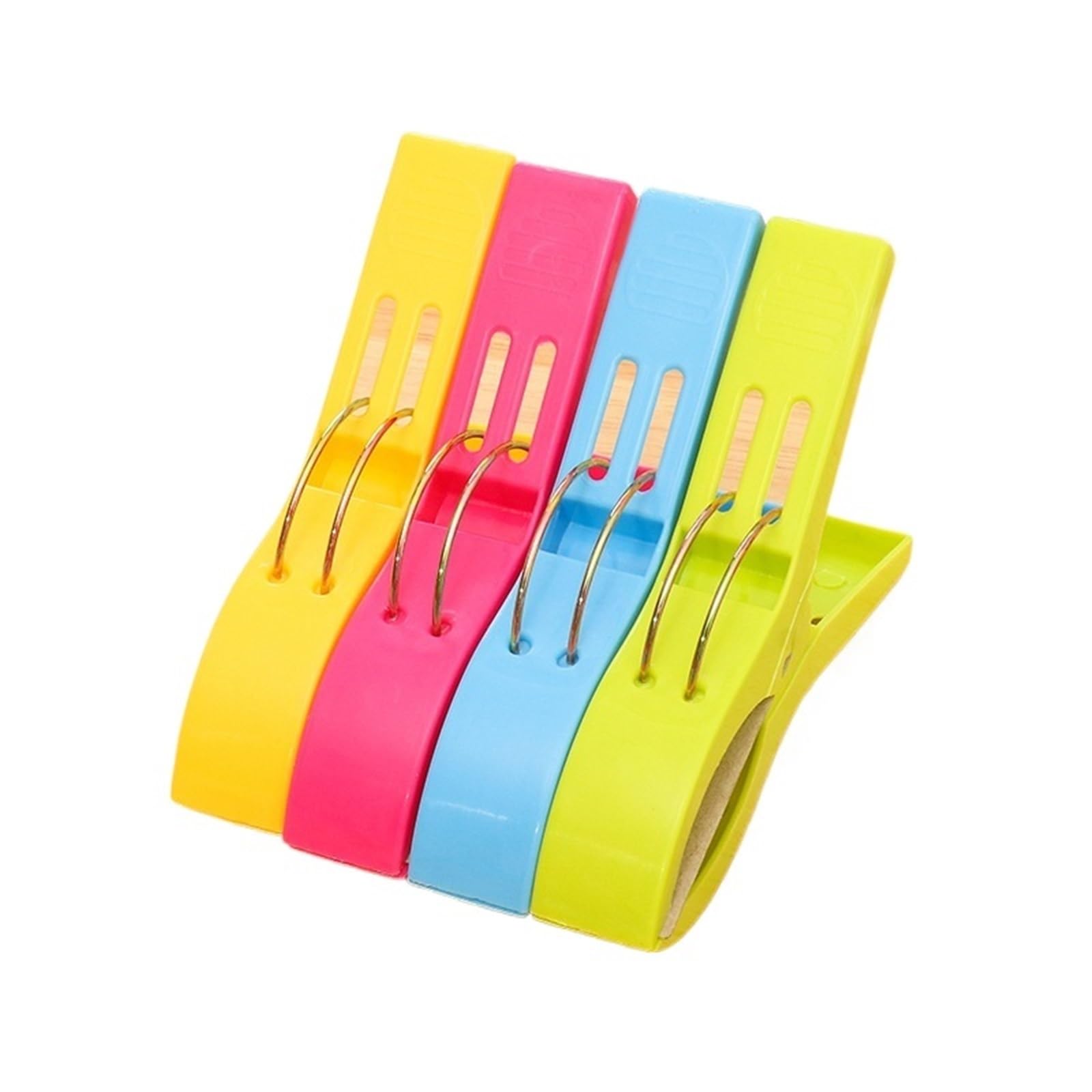 100Pcs Plastic Clothespins Towel Clamps – Waterproof Fixtures Designed For Securely Hanging Towels On Pool for Washing Line