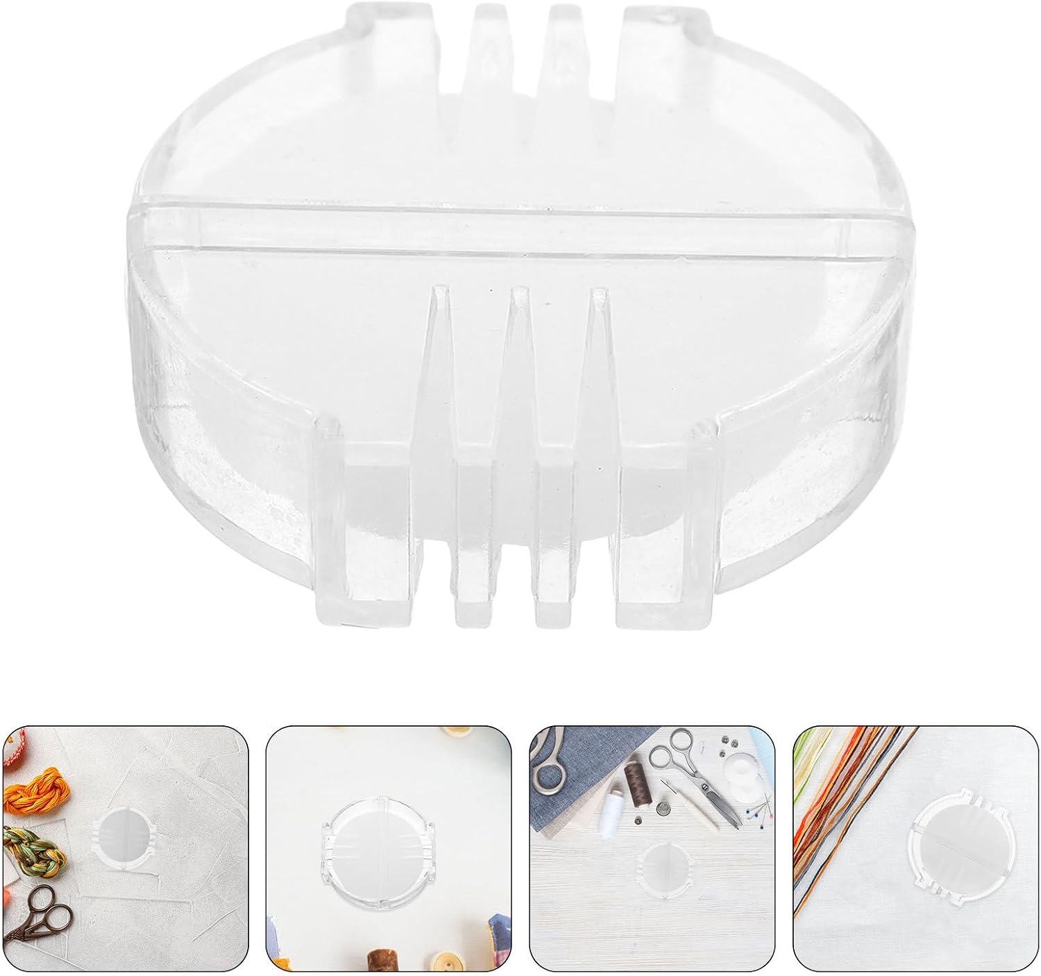 TOMETURE 4pcs Thread Conditioner Wax for Hand Sewing and Embroidery, Beeswax Thread Wax with Plastic Box, Quilting Line Conditioner for Strengthening Sewing Floss