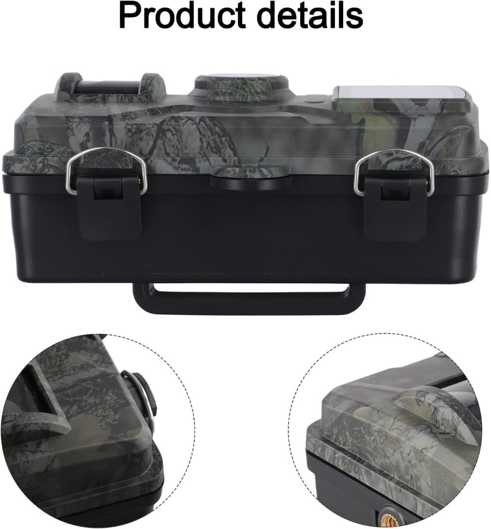 Wildkamera, mit App 16MP HD Wildtierkamera mit 940nm Nachtsicht Bewegungsmelder, 90° Weitwinkel, IP66 Wasserdicht für die Jagd Wildlife Scouting für Wildüberwachung, Deer Scouting