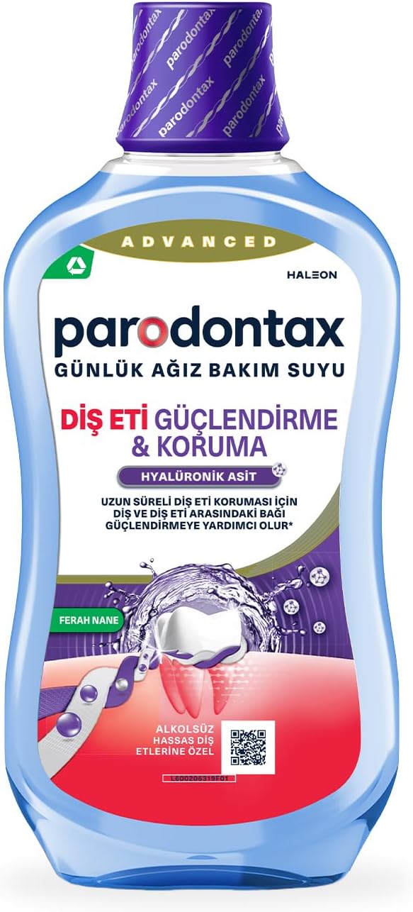 Parodontax Diş Eti Güçlendirme ve Koruma Ağız Bakım Suyu Ferah Nane 500 ml
