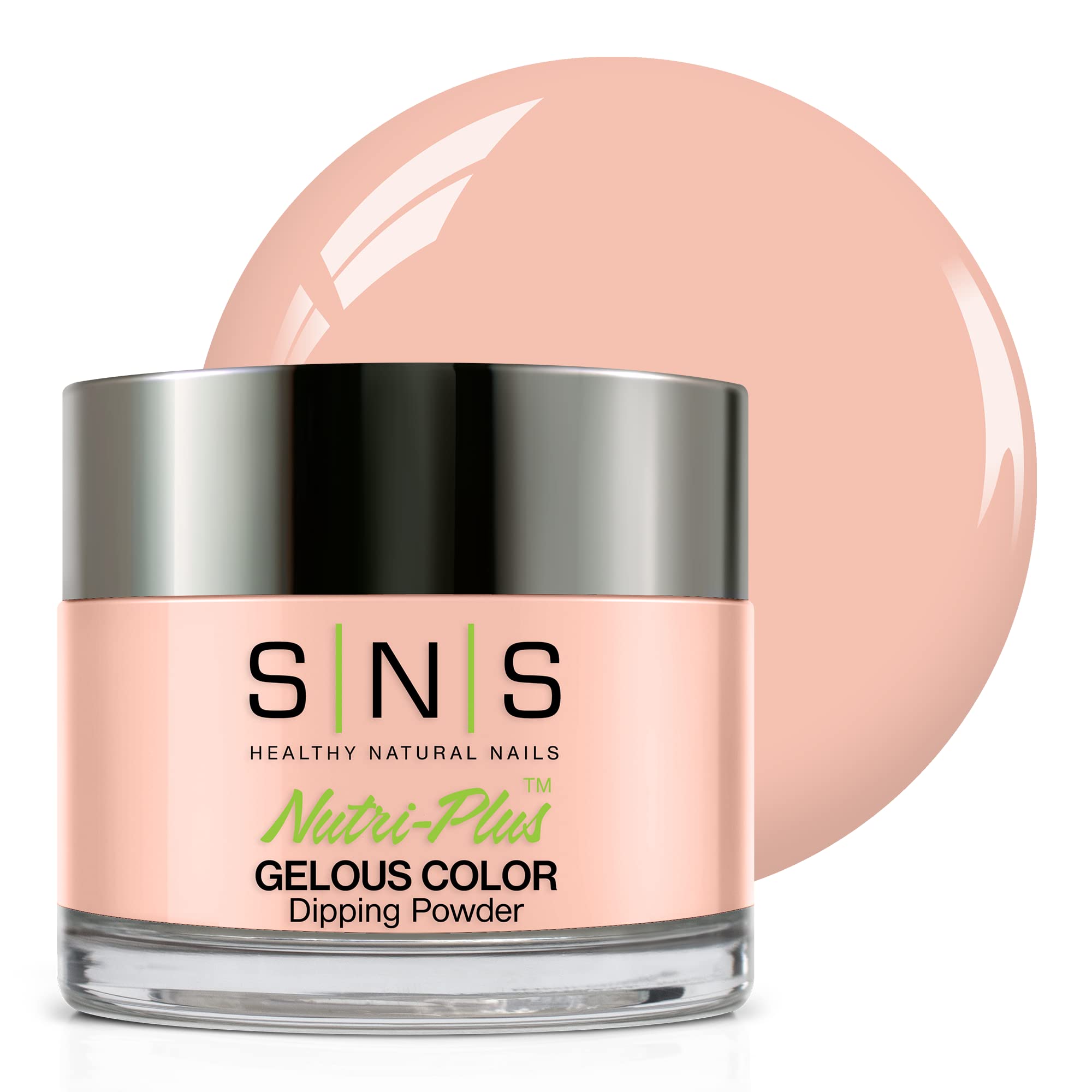 SNS Nail Dip Powder Gelous Color Dipping Powder - So Charming (Natural/Nudes, Light Beige), SL02 - Long-Lasting Acrylic Nail Color & Polish Lasts 14