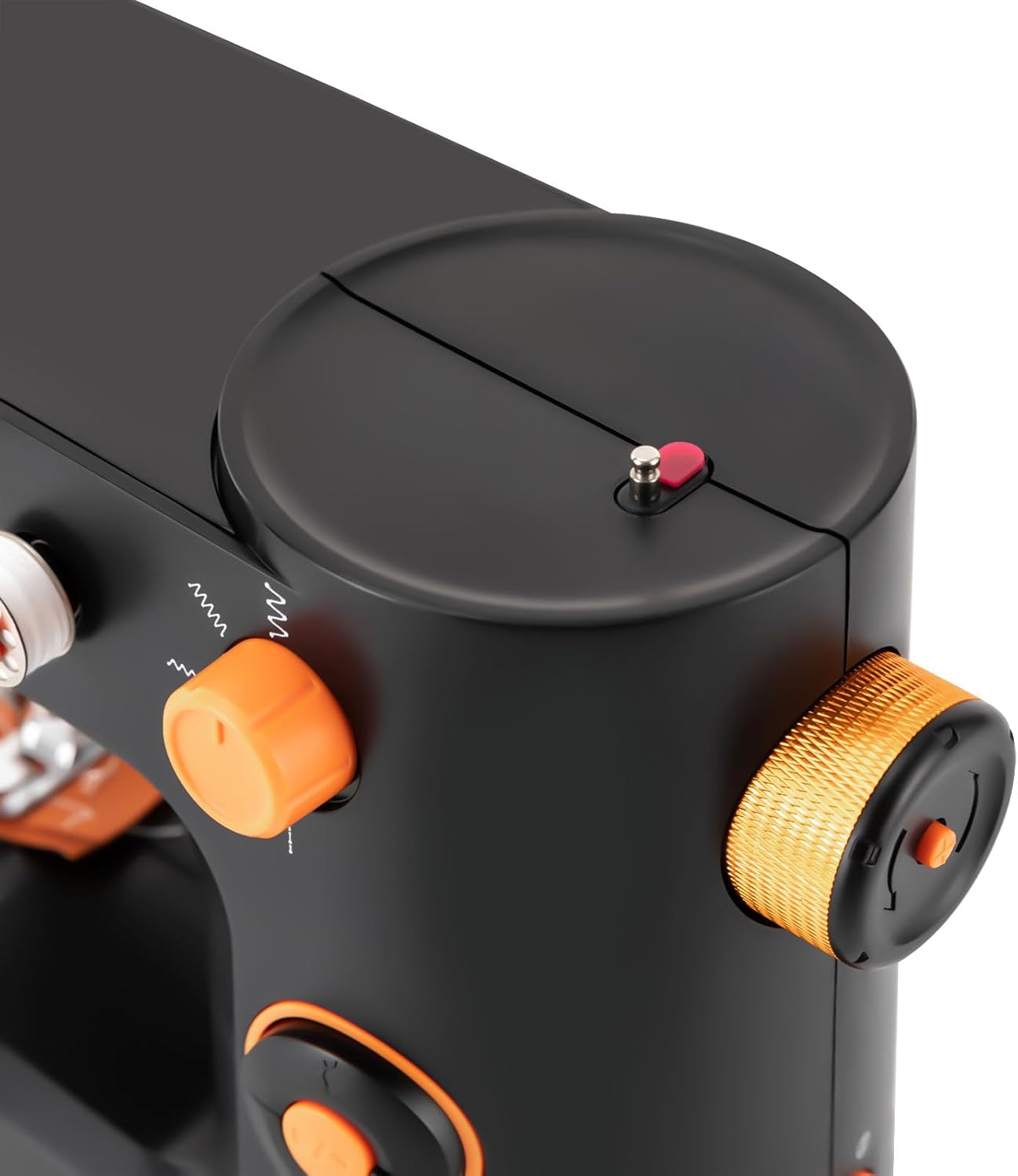 Sewing Machine, Super Utility Stitch Sewing Machine with Hidden Storage Box, Two Modes Portable Electric Mini Household Sewing Tool with Needle Threader for Clothing Pant Silk Chiffon Shirt Cotton