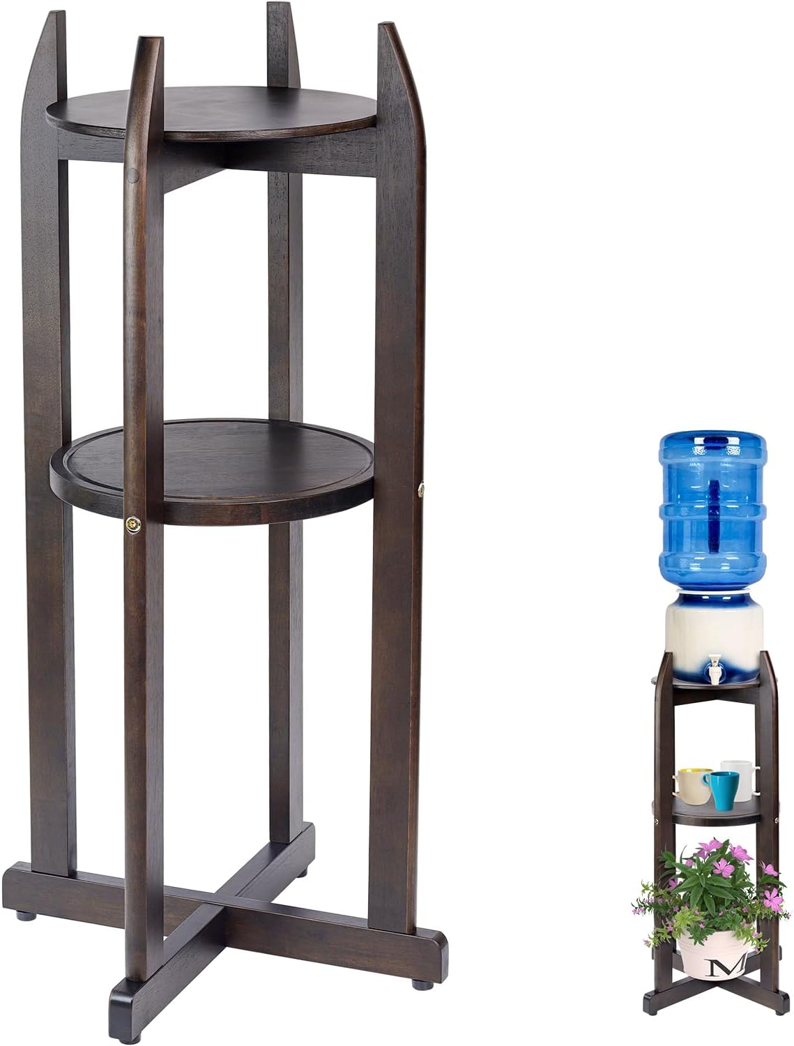 Wood Water Dispenser Floor Stand