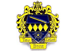 Tau Beta Sigma Shield Lapel Pin - Wear Your Greek Letters with Pride
