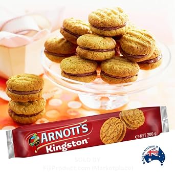 Delicious Kingston Biscuits (Pack Of 4 x 200g EA) A velvety blend of rich chocolate creamy flavour, Aussie Made & Loved ...