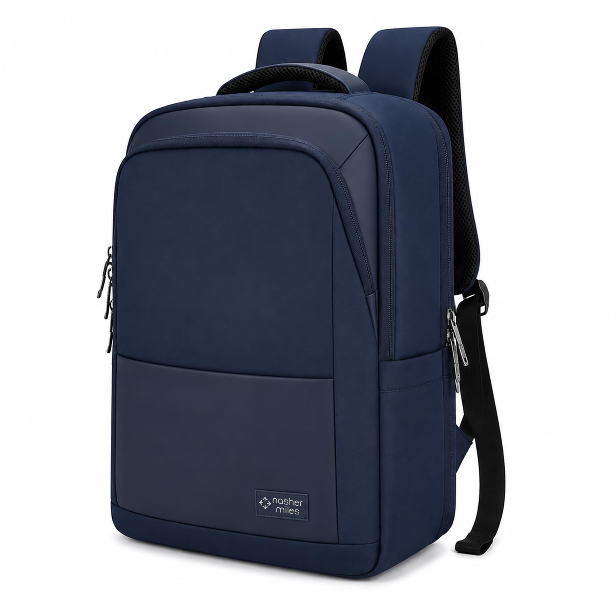 nasher miles Oxford Corporate Backpack | Premium Polyester & PU Laptop Backpack 35L | Ideal for Office, College, School & Travel | Men, Women, Boys, Girls-picture-35