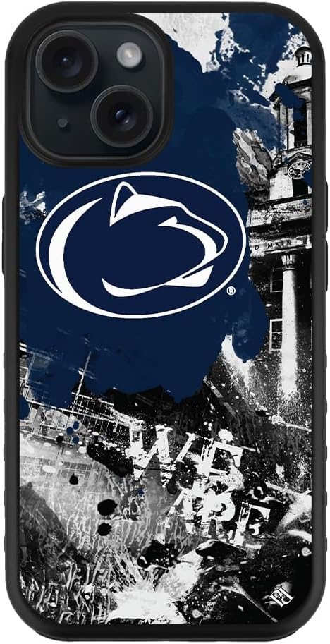 Guard Dog Case Compatible with iPhone 15 - Military Grade - Rugged Two Piece Protection - Collegiate Licensed - Penn State Nittany Lions - Logo