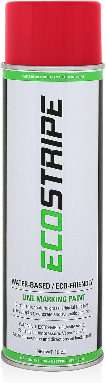 EcoStripe Athletic Field Marking Paint (White) 12-18oz Cans Per Case