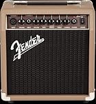 Fender Acoustasonic 15 Amp for Acoustic Guitar and Mic with Chorus, 15W