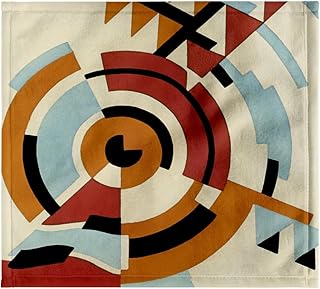 3dRose Circles in Abstract 11x12 Wash Cloth f...