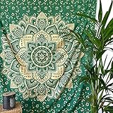 ⚫ ALIVIA TUS SENTIDOS - Añade un toque de creatividad y tranquilidad a tu espacio con esta fascinante decoración de pared en tapiz. Deja que su atractivo único traiga sensación de comodidad.