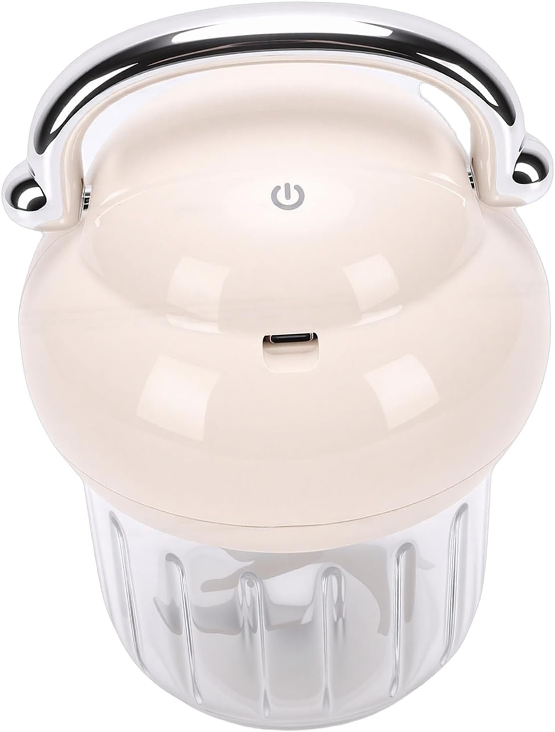 banapoy Electric Garlic Chopper, 21000 RPM Portable Veggie Chopper Garlic Onion Grinder Masher, Cordless Mini Baby Food Processor, for Ginger, Chili, Fruit, 350ML