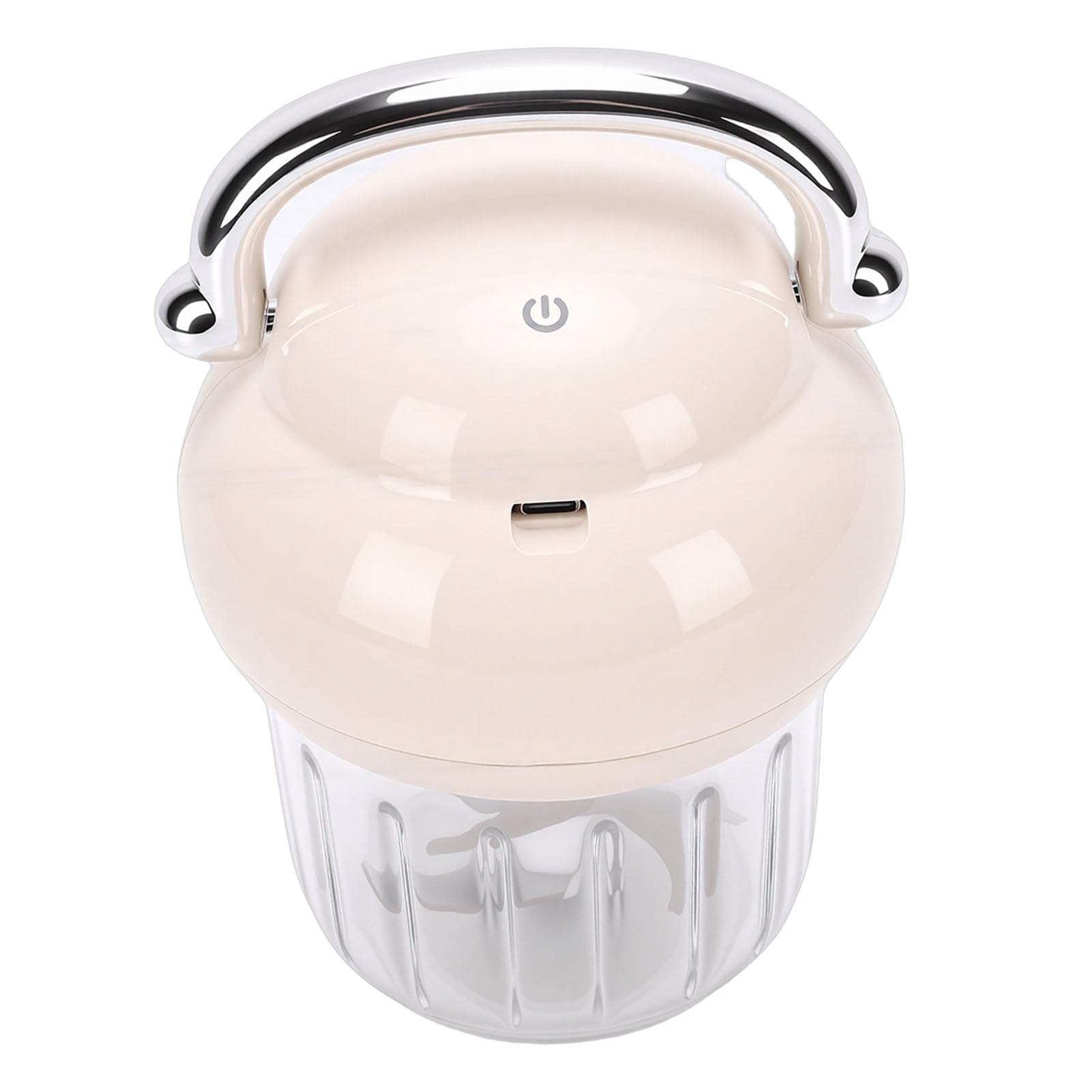 PUSOKEI Picadora de Ajo Eléctrica de Alta Velocidad, Triturador de Capacidad de 350ML para Alimentos Nutritivos para Bebés