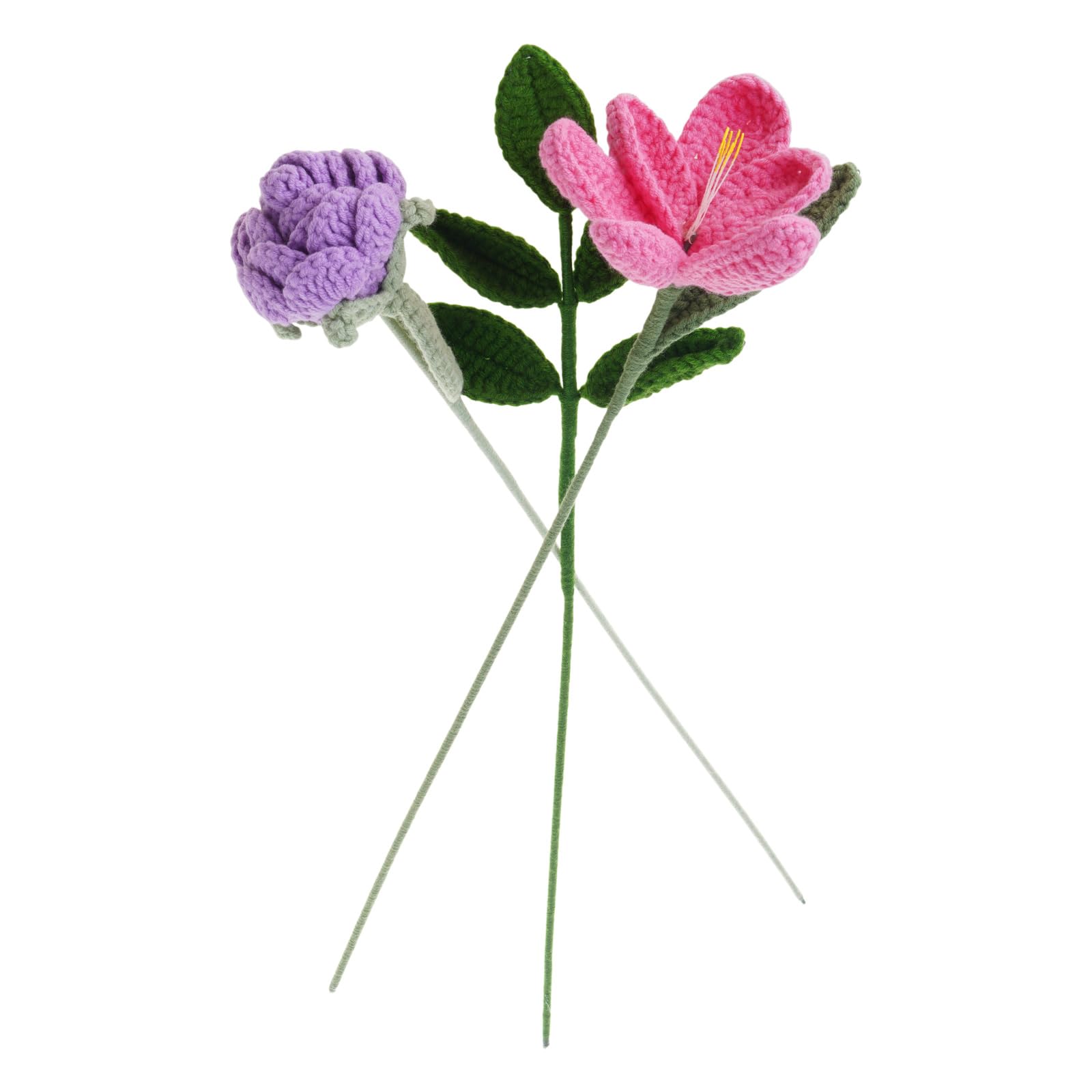 OSNIYAW Flower for Table Centerpieces Wedding Mother Day Thanskgiving, Artificial Knit Bouquet Realistic