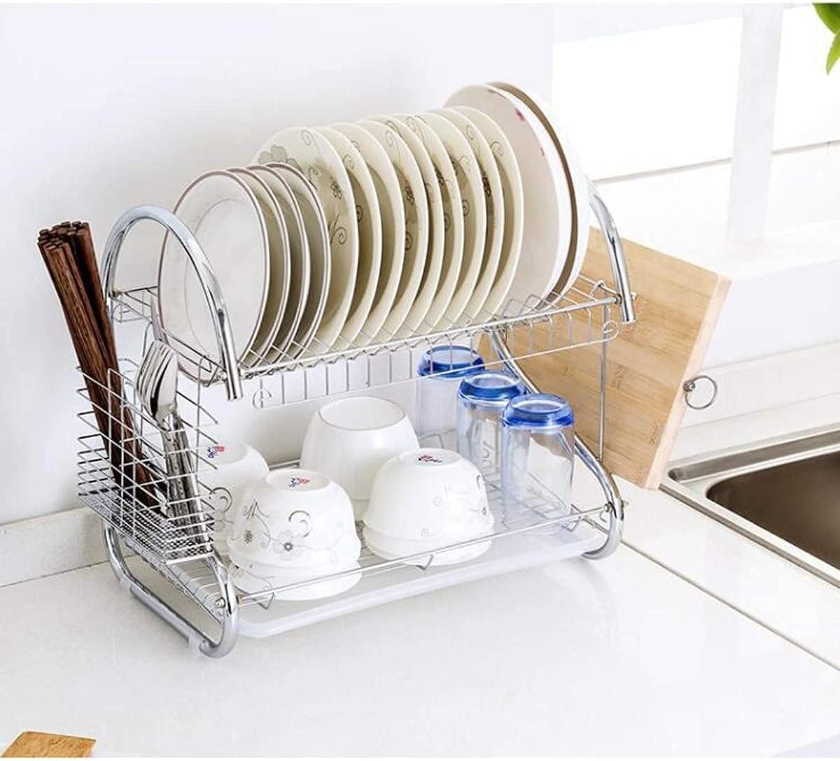 Dish Rack, Dish Rack, Dish Drying Rack Above The Sink, Dish Rack Drain Rack, Tableware Storage Box Utensil Cupboard, Household Washing Dish Rack