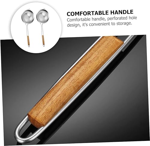 Miniatura 2 de 1pc Colander Metal Colander Wok Tools Metal Spoons Stainless Steel Spider Strainer Skimmer Spoon Pasta Blanching Basket Food Serving Skimmer Fried