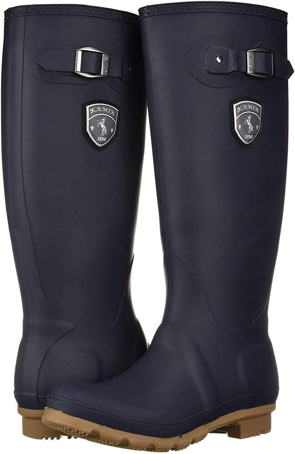 Kamik Women's Waterproof Jennifer Rain Boot Navy Gum (Original), Size 6