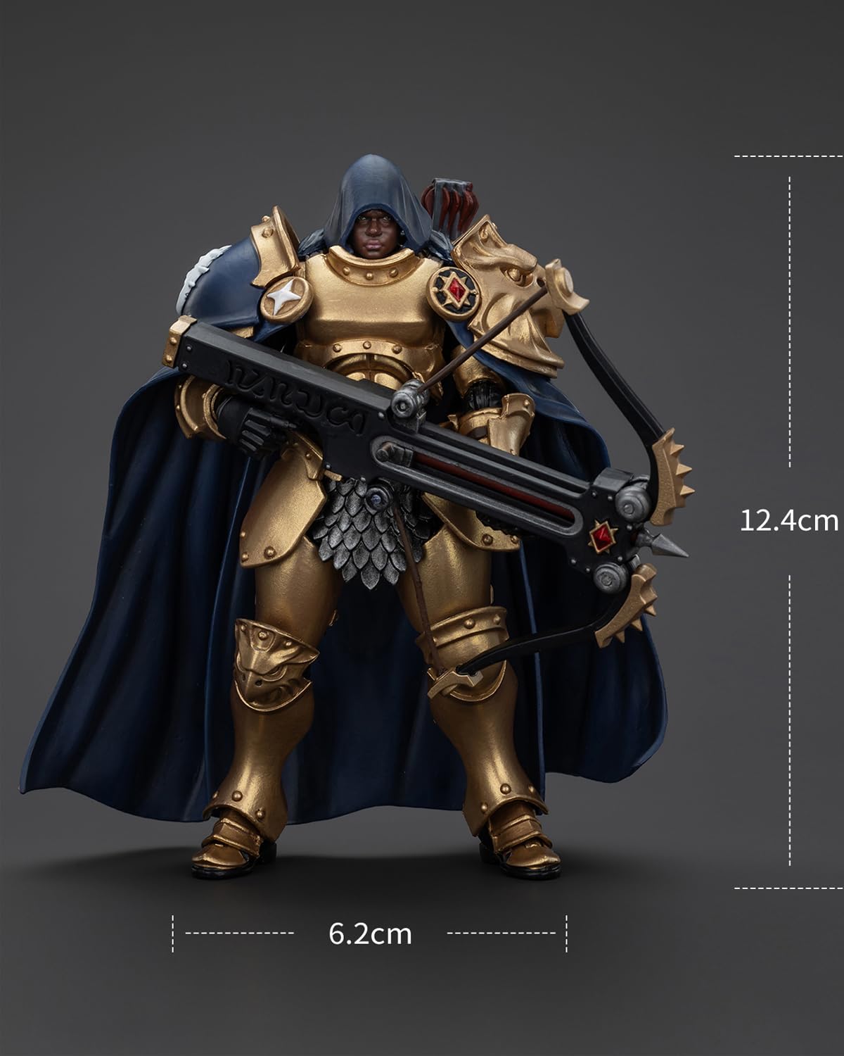 GWTCTOY JoyToy GW oryginalna licencja 1:18 figurka akcji, Stormcast Eternals The Blacktalons Shakana Goldenblade, 12 cm zestawy do montażu figurek kolekcjonerskich